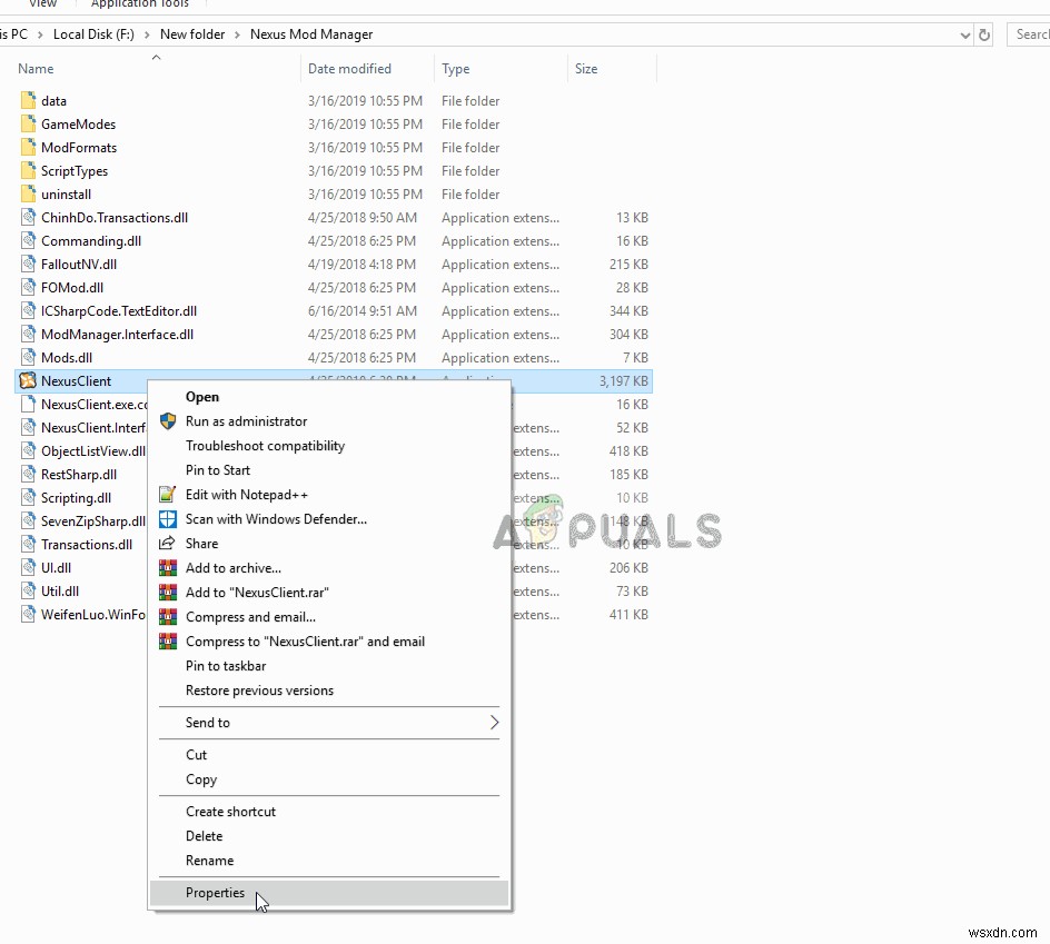Fix: Nexus Mod Manager Could not Get Version Information From the Update Server