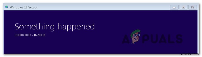 Fix: Error Code 0x80072f76 – 0x20016
