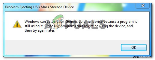 Fix: Windows Can’t Stop Your Generic Volume Device