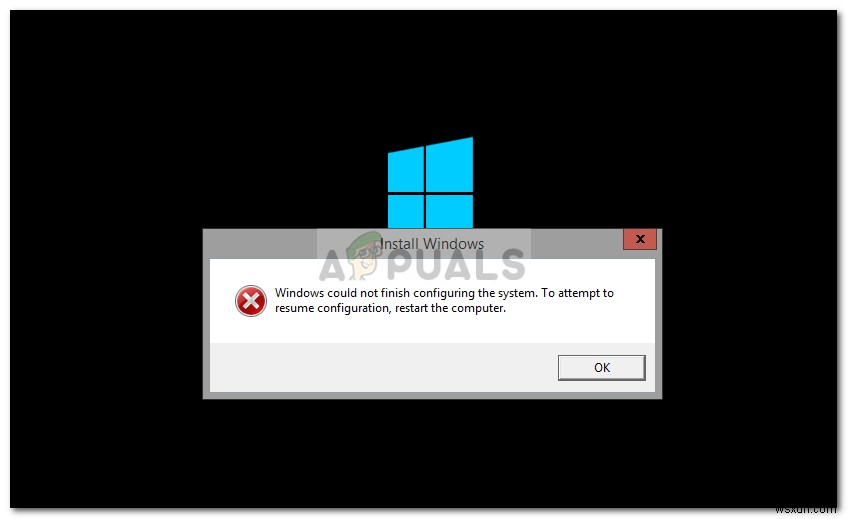 Fix: Windows Could not Finish Configuring the System
