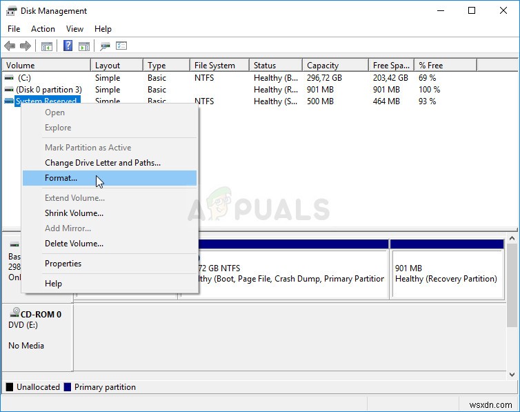 Fix: Windows was Unable to Complete the Formatting