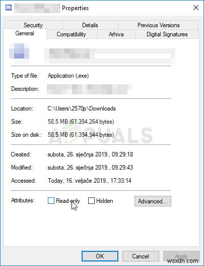Fix: An Error Occurred while Applying Security Information