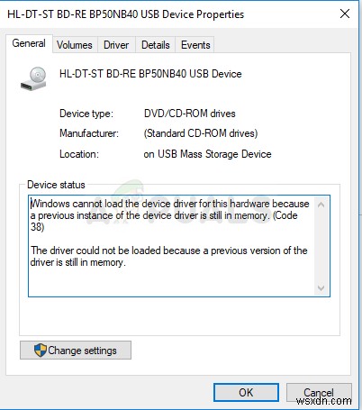 Fix: Windows cannot Load the Device Driver for this Hardware because a Previous Instance of the Device Driver is still in Memory (Code 38)
