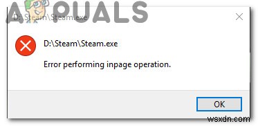 Fix: Error Performing Inpage Operation