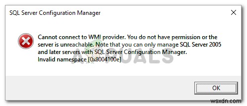 Fix: Cannot Connect to WMI Provider on Windows 10
