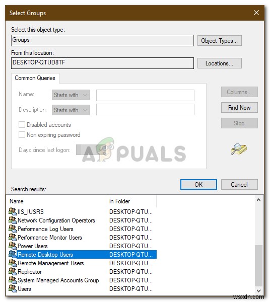 Fix: The Connection was Denied Because the User Account is not Authorized for Remote Login