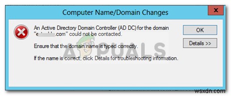 Fix: An Active Directory Domain Controller for the Domain Could Not be Contacted