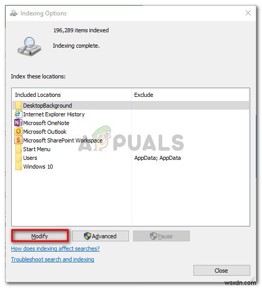 Fix: Something Went Wrong and your Search Couldn’t be Completed