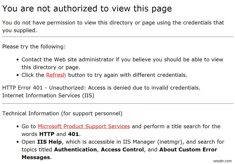 Fix: You Don’t have Authorization to View this Page