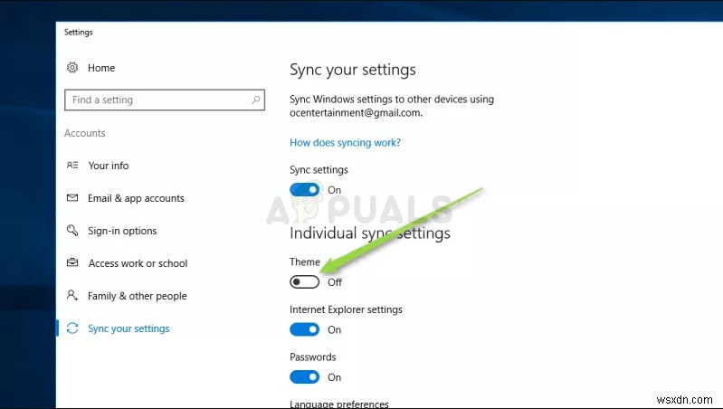 Fix: This Theme cannot be Applied to the Desktop Windows 10
