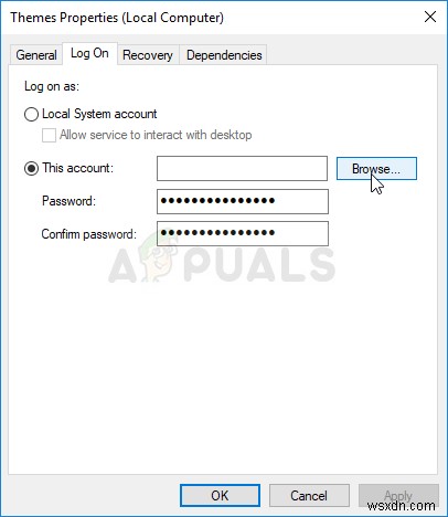 Fix: This Theme cannot be Applied to the Desktop Windows 10
