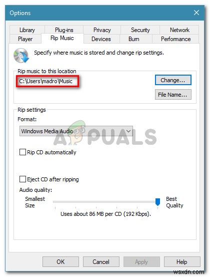 Fix: Windows Media Player Cannot Rip One or More Tracks From the CD