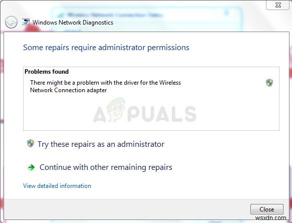 Fix: There might be a Problem with the Driver for the Wi-Fi Adapter