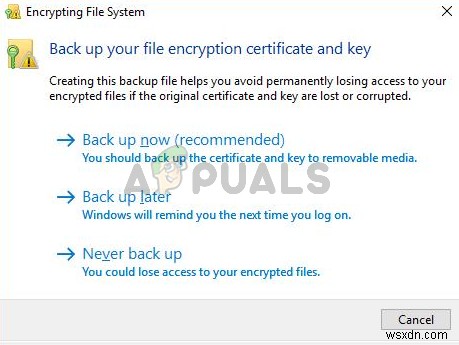 What is: Encrypting File System ‘efs’