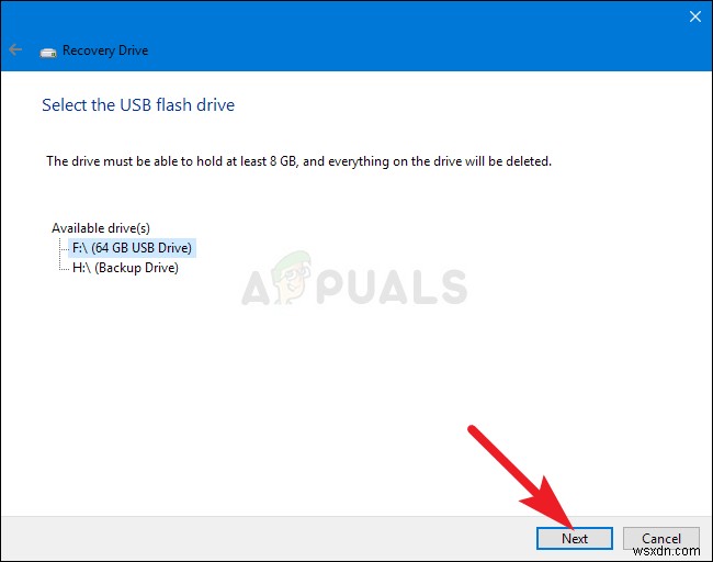 Fix “The drive is not a valid backup location” Error