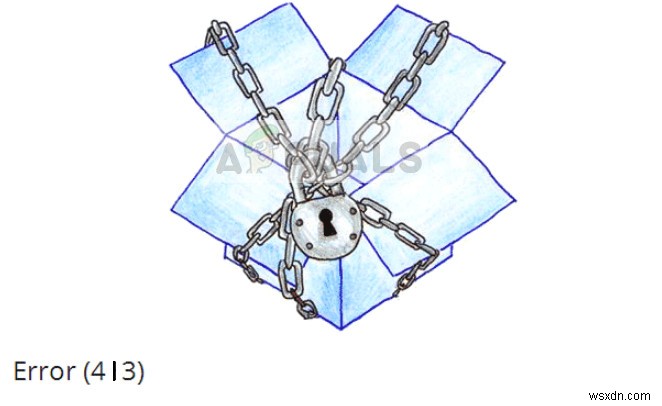 Fix: Dropbox Error 413