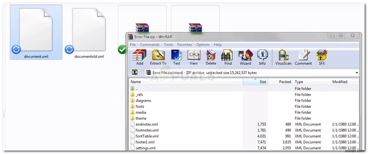 Fix: Microsoft Word XML parsing error