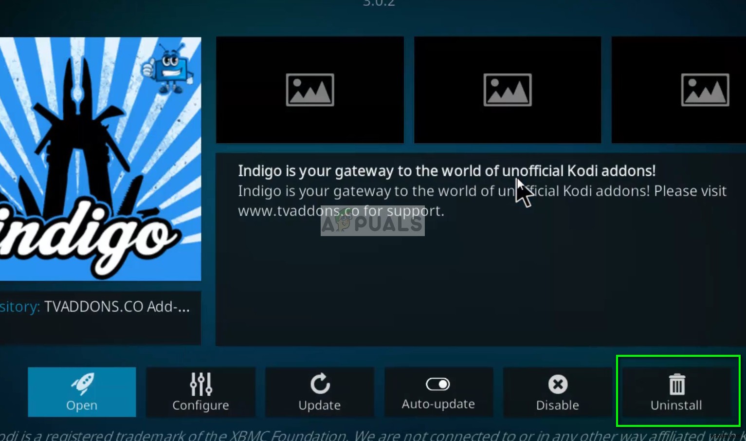 How to fix Indigo Error on Kodi