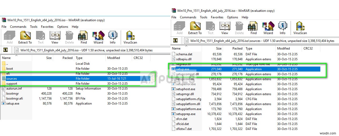 Fix: Setup has failed to determine supported install choices