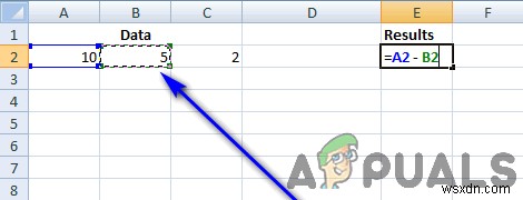 How to Perform Subtraction in Excel