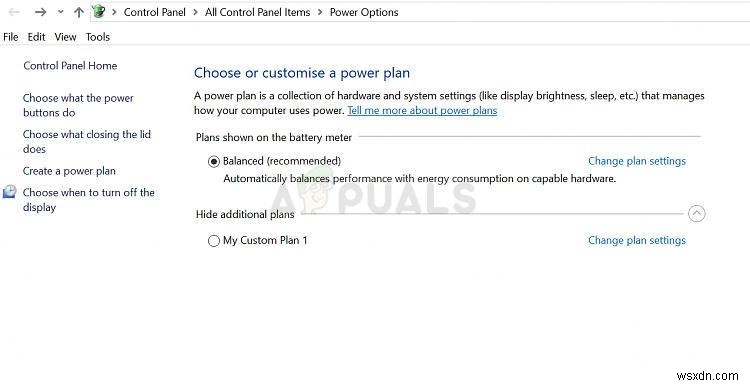 How to Restore Missing Power Plan Options on Windows 10