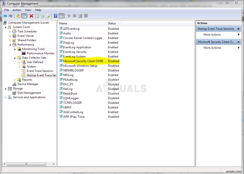How to Fix the Session “Microsoft Security client OOBE” Stopped Error 0xC000000D
