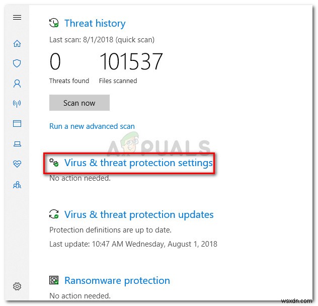 Fix: Windows Defender Blocking Avast Antivirus (VisthAux.exe)