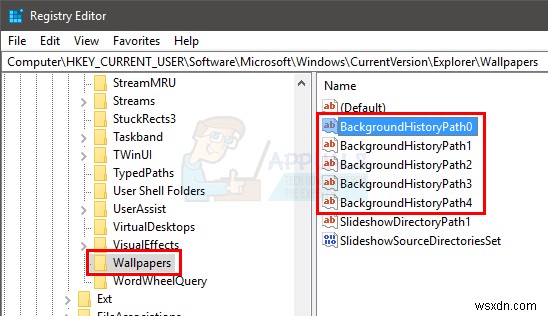 How to Clear Background Wallpaper History