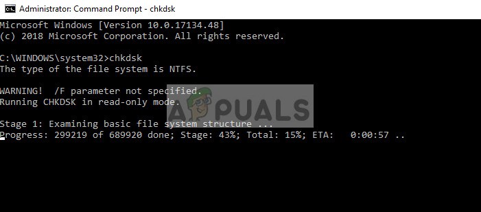 Fix: Scanning and Repairing Drive Stuck