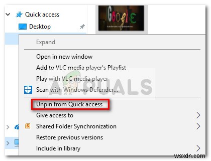 Fix: Cannot Unpin Windows 10 FTP Links from Quick Access Menu