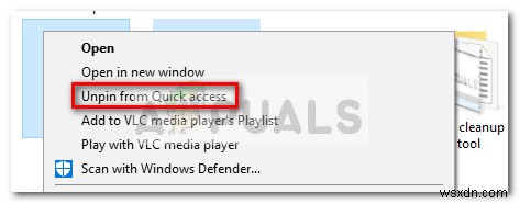 Fix: Cannot Unpin Windows 10 FTP Links from Quick Access Menu