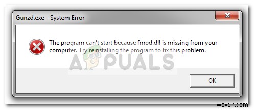 Fix: fmod.dll is missing