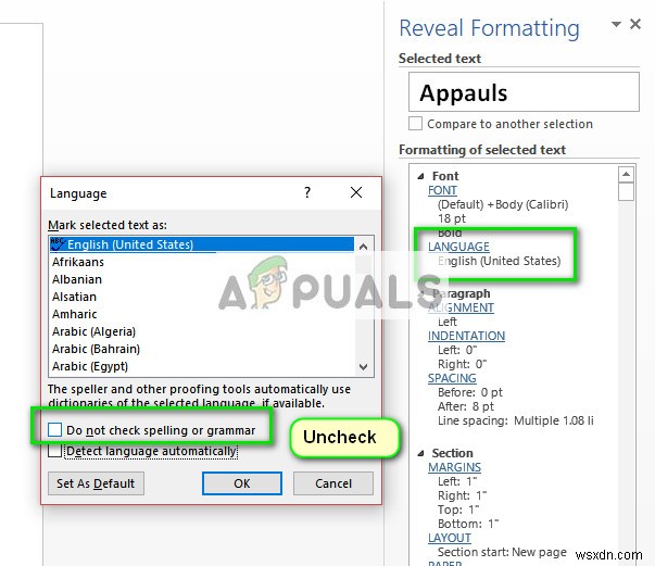 Fix: Spell Check not working in Word