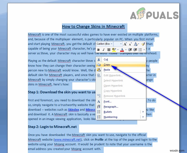 How to Duplicate a Page in Word