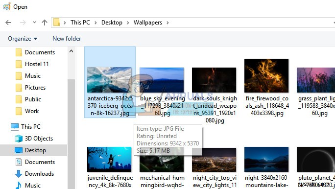 Fix: Could not complete your request because of a problem parsing the JPEG data