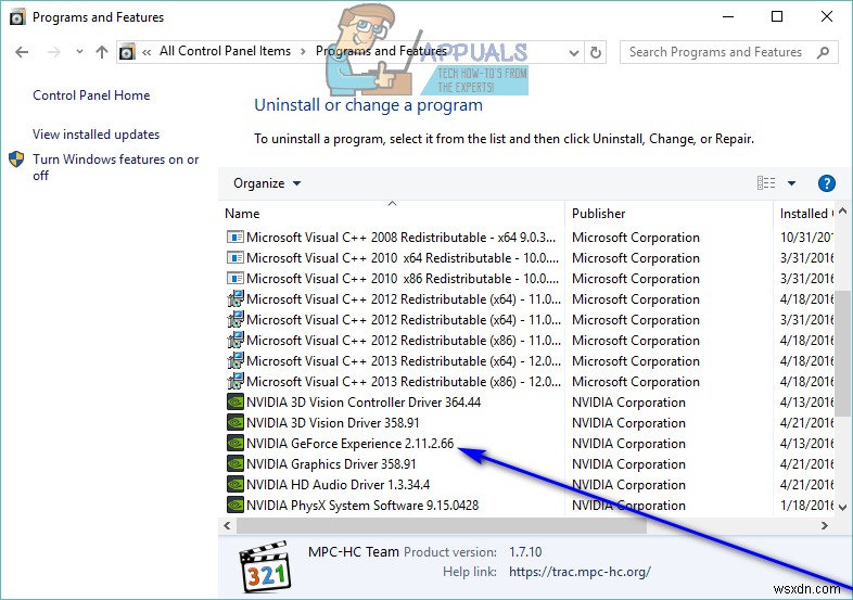 How to Uninstall GeForce Experience
