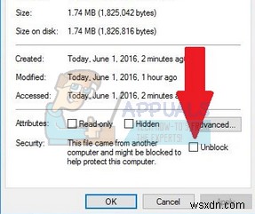 Fix: This File came from Another Computer and might be Blocked