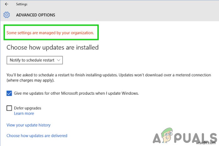 How to Fix ‘some settings are managed by your organization’