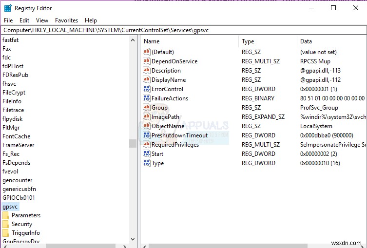 Fix: The Group Policy Client Service Failed the Logon