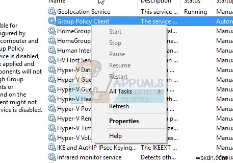 Fix: The Group Policy Client Service Failed the Logon