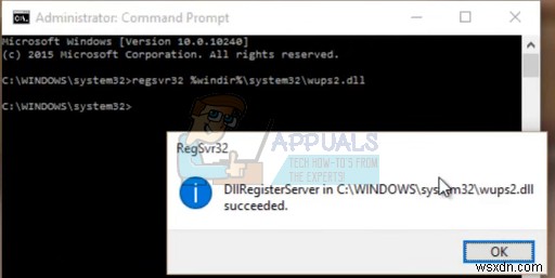 Fix: DllRegisterServer failed with error code 0x80070005