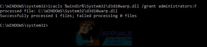 How to Fix a Corrupted D3D10Warp.dll File