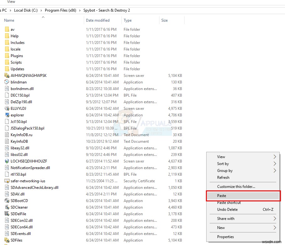 FIX: A problem has occurred in BitDefender threat scanner