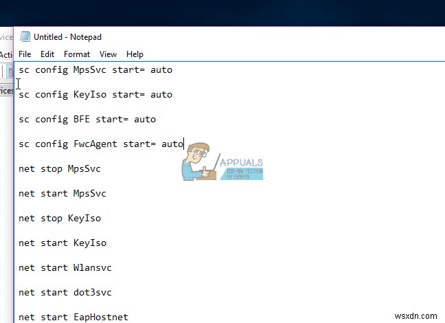 FIX: Windows Firewall Error 0x8007042c