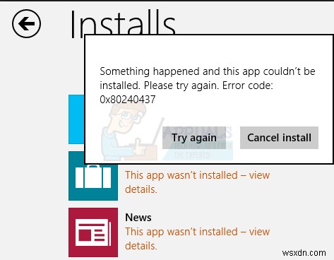 How to Fix Windows 10 Store Error Code 0x80240437
