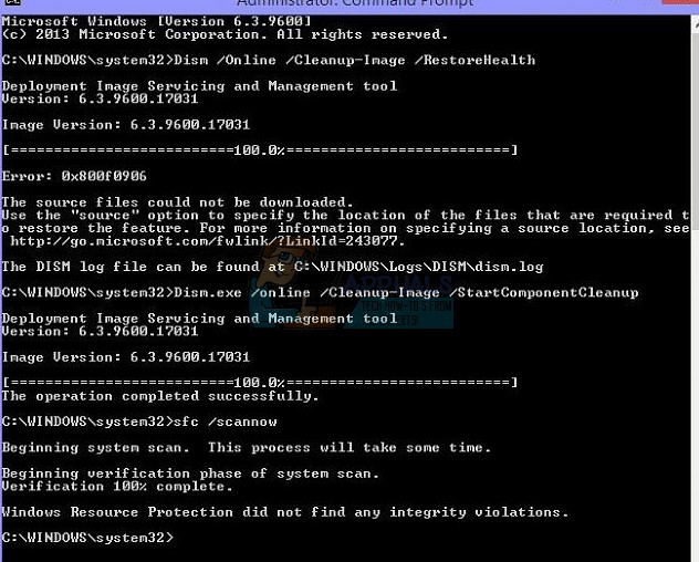 How to Fix DISM Error 0x800f0906 “The source file could not be downloaded”