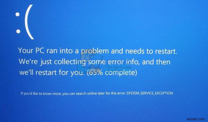 FIX: SYSTEM_SERVICE_EXCEPTION