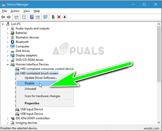 How to Enable or Disable Touch Screen on Windows 8 and 10