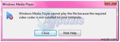 FIX: Cannot Play .mov Files on Windows Media Player