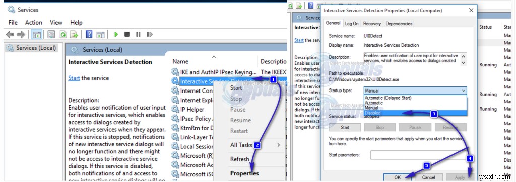 FIX: How to Stop Interactive Services Detection Popups
